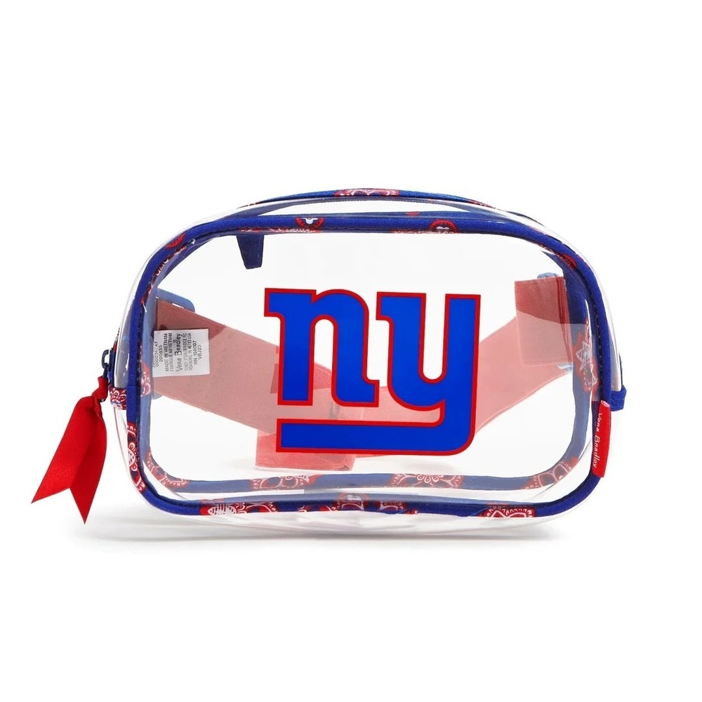 New York Giants Small Clear Womens Belt Bag Vera Bradley Purse NFL Football Blue